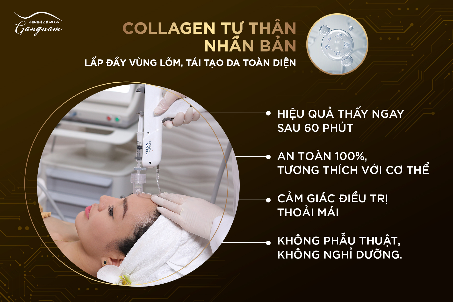 Hiệu quả của trẻ hóa da bằng collagen tự thân nhân bản