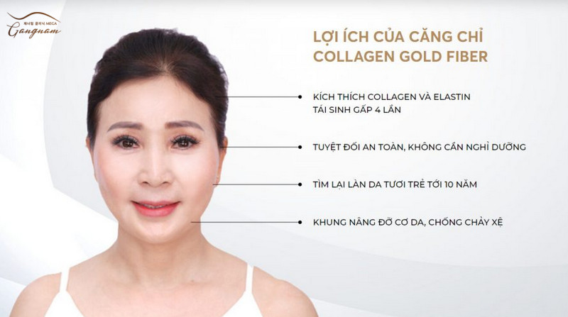 Collagen Gold Fiber là phương pháp mang tới nhiều lợi ích trẻ hóa
