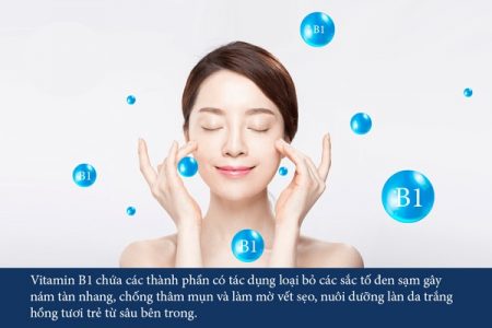 Tác dụng của Vitamin B1 trong việc làm đẹp da