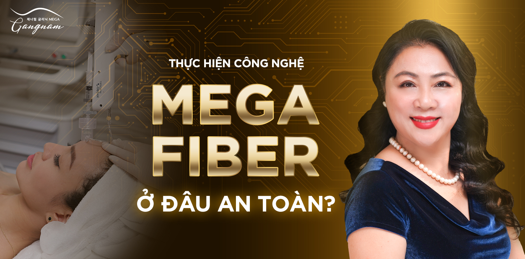 An tâm khi thực hiện dịch vụ Mega Fiber tại phòng khám Mega Gangnam