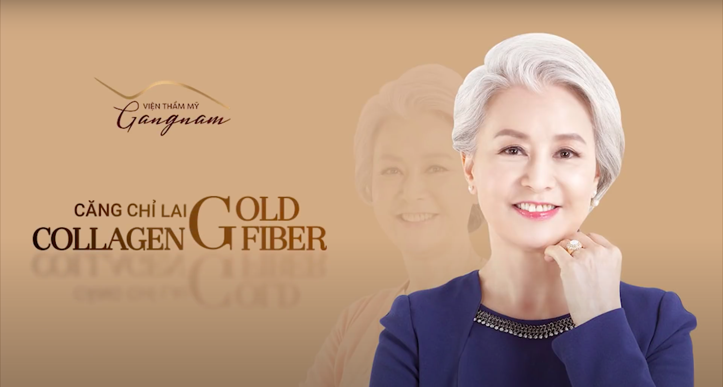 Căng chỉ lai Collagen Gold Fiber giúp trẻ hóa làn da nhanh chóng