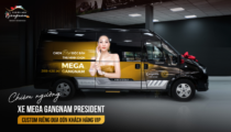 Xe DCAR Limousine President - Custom đưa đón khách hàng TMV VIP