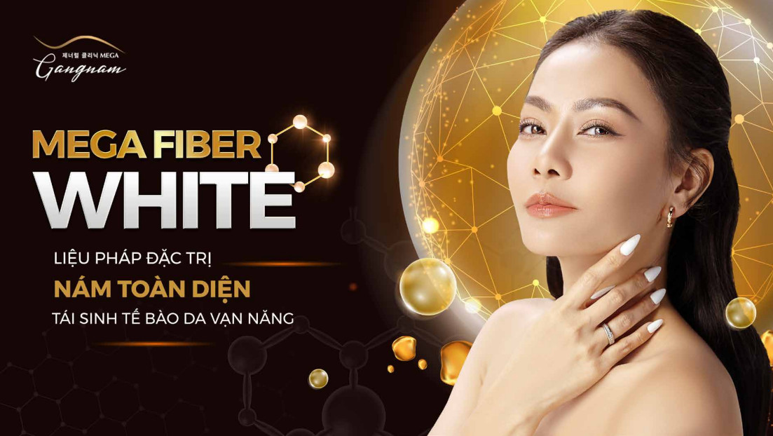 Can thiệp và điều trị nám da mặt bằng công nghệ Mega Fiber White