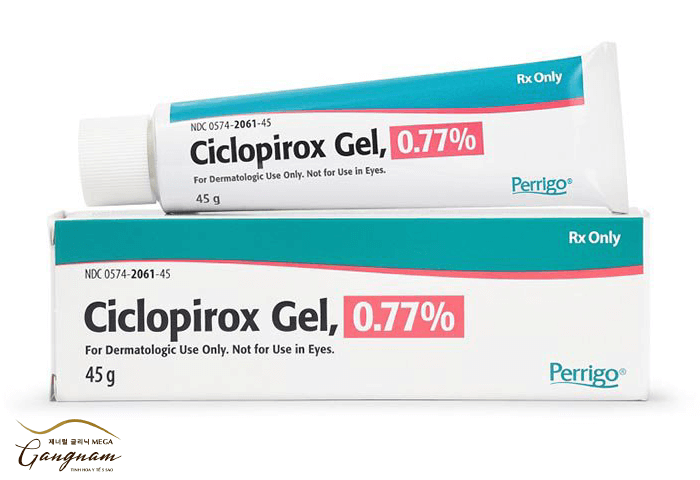 Thuốc trị bệnh nhiễm nấm da Ciclopirox