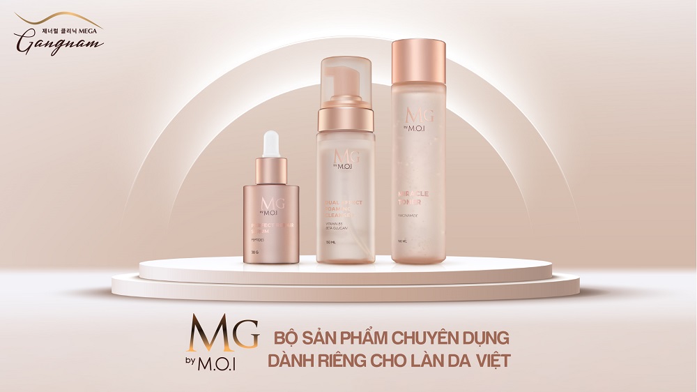 MG by M.O.I - bộ sản phẩm chuyên biệt trong việc cấp ẩm sau khi thực hiện tái tạo da