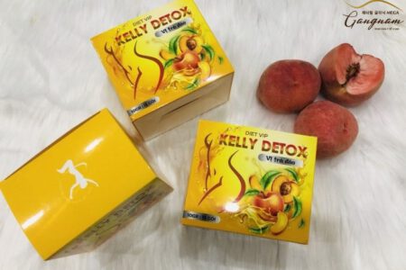 Trà đào Kelly Detox giảm cân