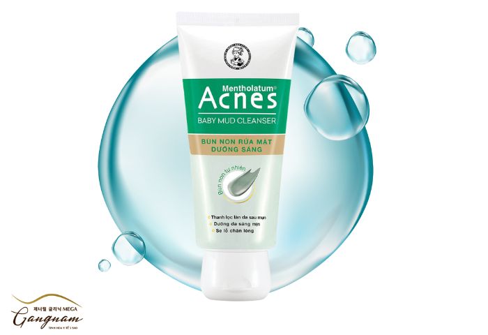 Sữa rửa mặt dưỡng sáng Acnes - Acnes Baby Mud Cleanser