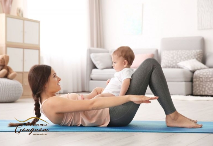 Các cách giảm mỡ bụng sau sinh có thể bắt đầu ngay tại nhà