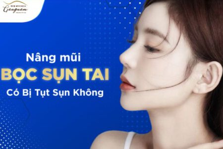 Nâng mũi bọc sụn tai có bị tụt sụn không?