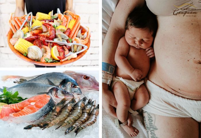 Những lưu ý khi ăn hải sản đối với phụ nữ sau sinh