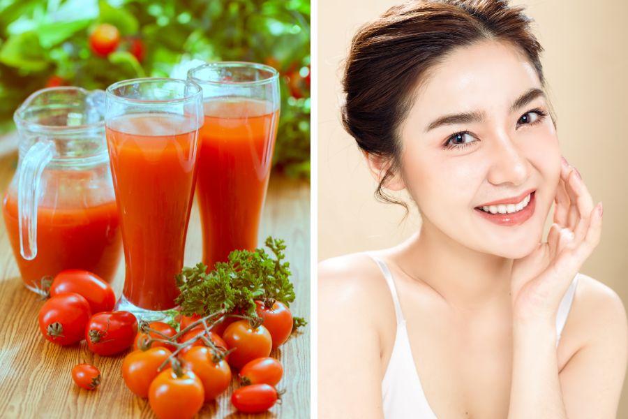 Nước ép cà chua có tác dụng tốt cho sức khỏe