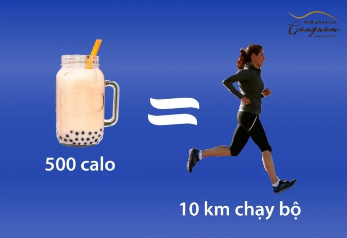 Uống 1 ly trà sữa bằng bao nhiêu phút chạy bộ?