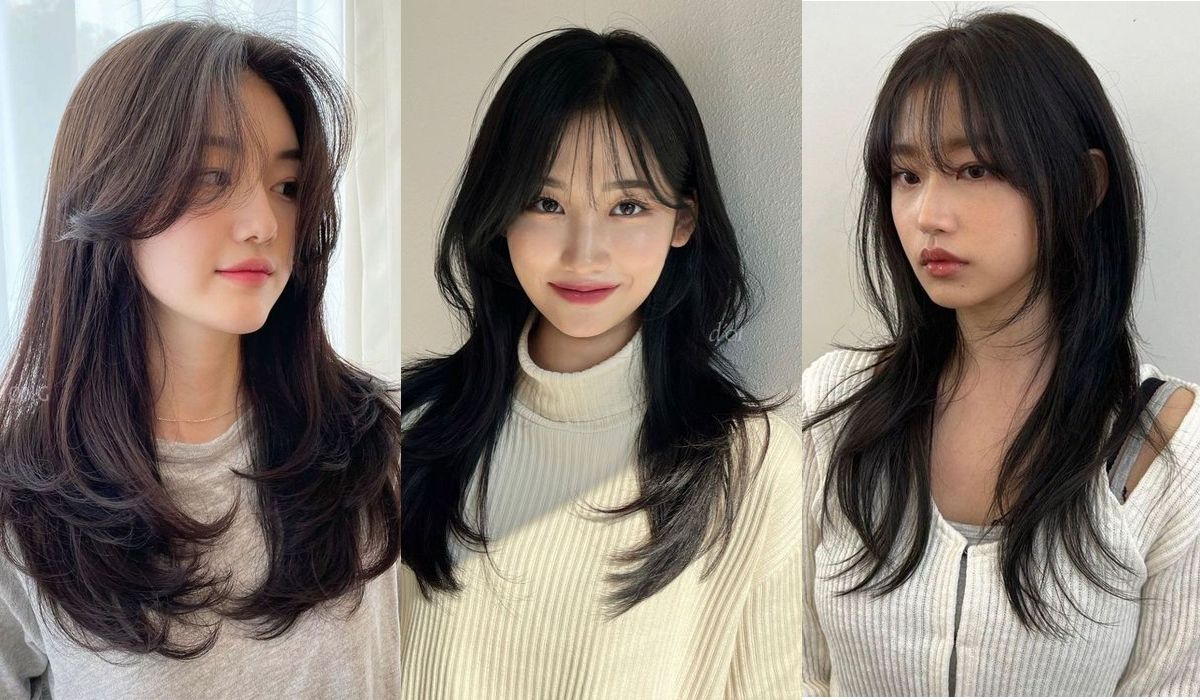 Thử thay đổi với kiểu tóc layer nữ Hàn Quốc che bớt khuyết điểm gò má