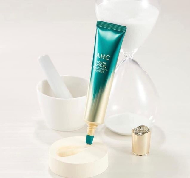 Kem mắt AHC màu xanh – AHC Ultimate Real Eye Cream For Face 
