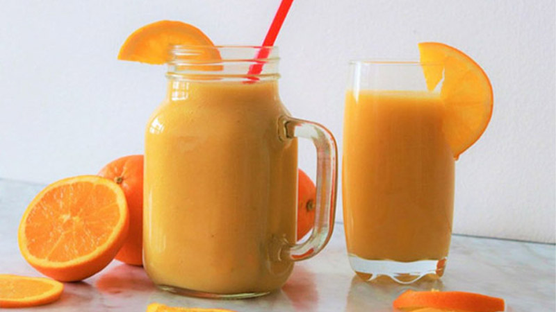 Món sinh tố đào cam bạn thử qua chưa?
