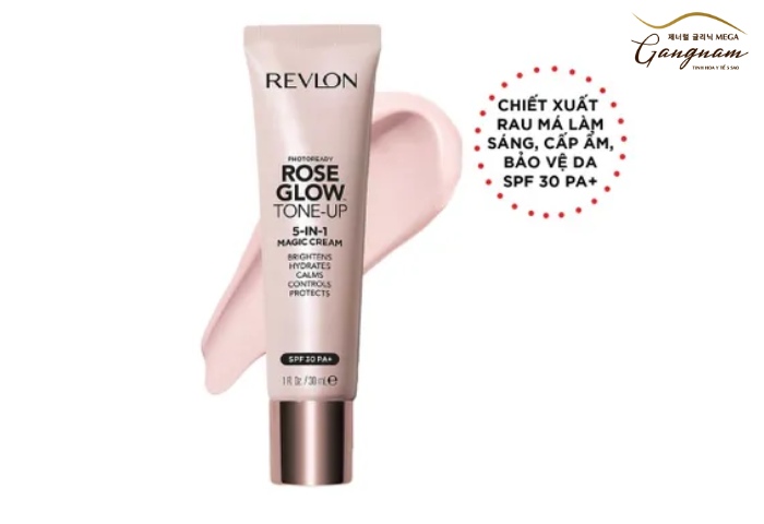 Kem lót Revlon Photoready Rose Glow Tone-Up 5in1 Magic Cream 