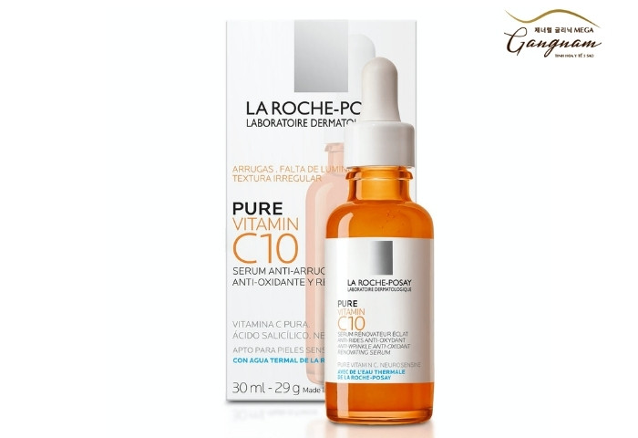 Serum vitamin C cho da dầu mụn La Roche Posay Pure Vitamin C10