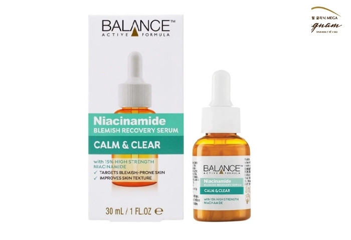 Serum cho da dầu mụn lỗ chân lông to Balance Niacinamide Serum