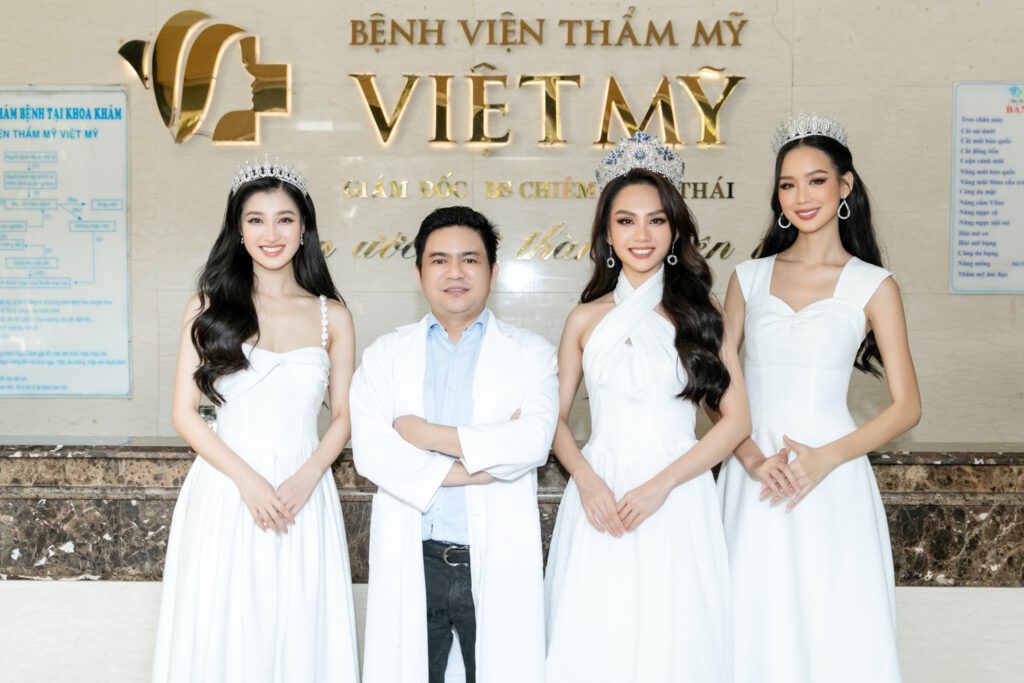Bệnh viện thẩm mỹ Việt Mỹ hợp tác với nhiều Hoa hậu, Á hậu
