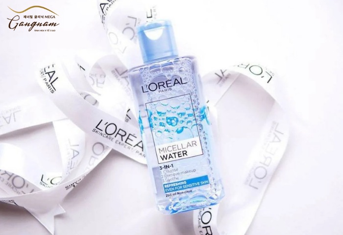 Sản phẩm L'Oréal Paris Micellar Water 3-in-1 Refreshing Even For Sensitive Skin (Xanh dương nhạt)