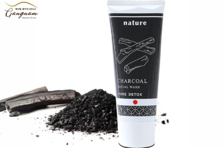 Sữa Rửa Mặt Naris Nature Charcoal Facial Wash 100g (Màu đen)