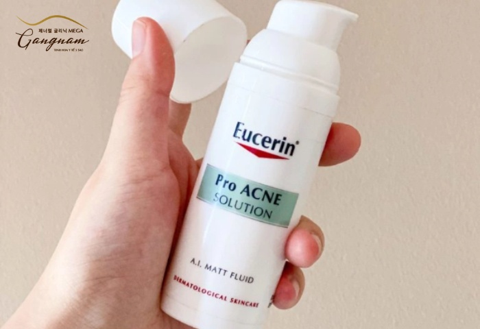 Kem trị mụn cho da dầu Eucerin Pro Acne A.i Matt Fluid