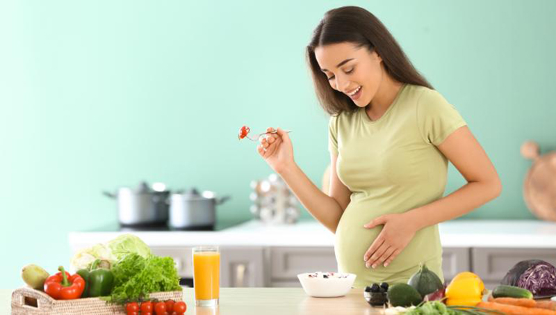Chế độ ăn tốt cho da trong giai đoạn mang bầu