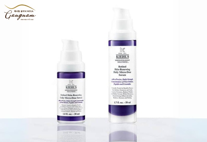 Serum cho da dầu mụn lỗ chân lông to Kiehl’s Retinol Micro-Dose