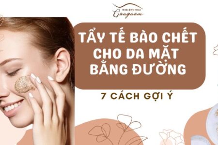 Cách tẩy tế bào chết cho da mặt bằng đường