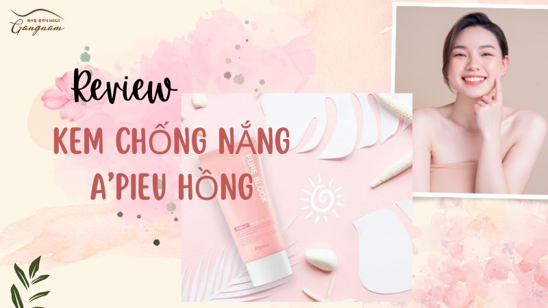 Review kem chống nắng A'pieu hồng