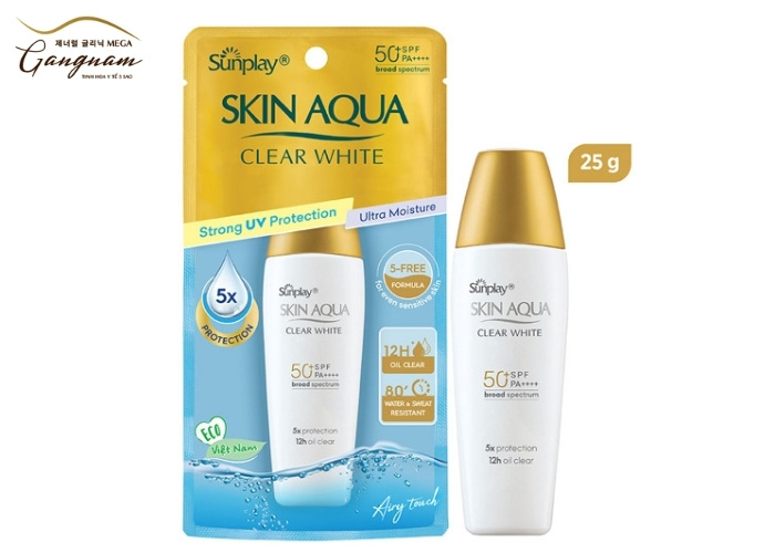 Sữa Chống Nắng Sunplay Skin Aqua Clear White SPF50+ PA++++
