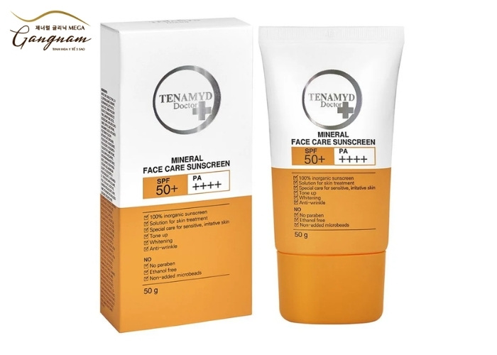 Kem chống nắng Tenamyd Doctor Mineral Face Care Sunscreen SPF50+ PA++++