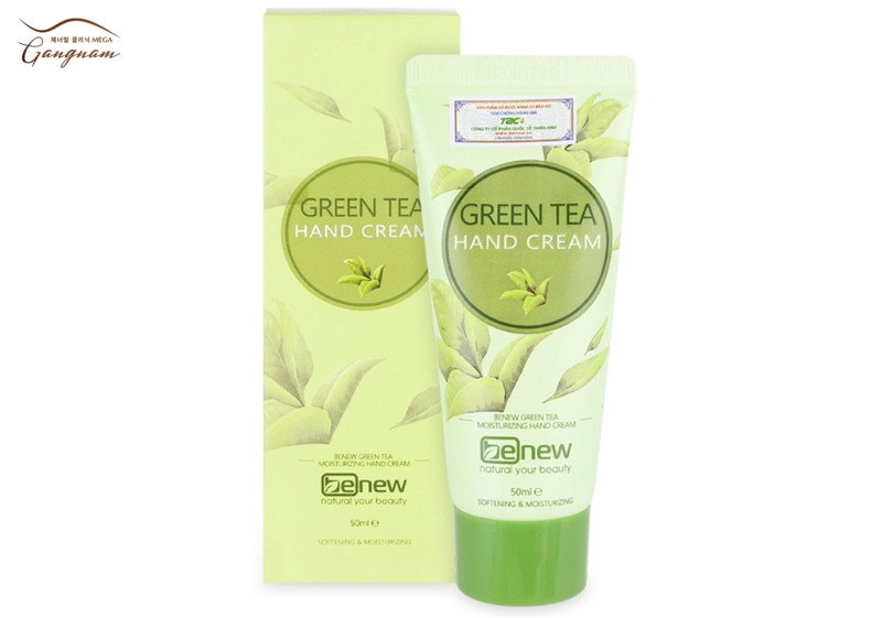 Kem dưỡng da tay Benew Green Tea Hand Cream