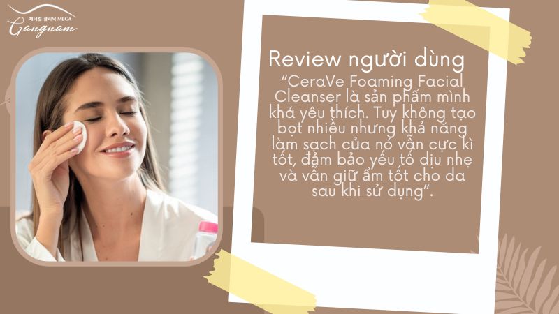 Review sữa rửa mặt CeraVe từ phía người dùng