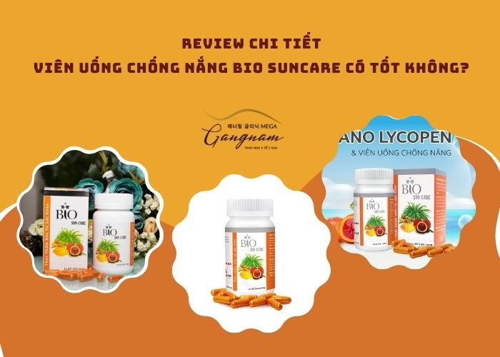 Review chi tiết về viên uống chống nắng bio suncare