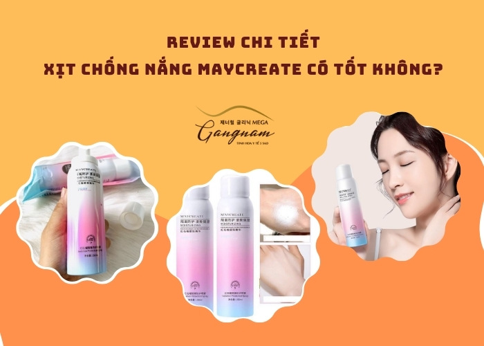 Xịt chống nắng maycreate có tốt không?