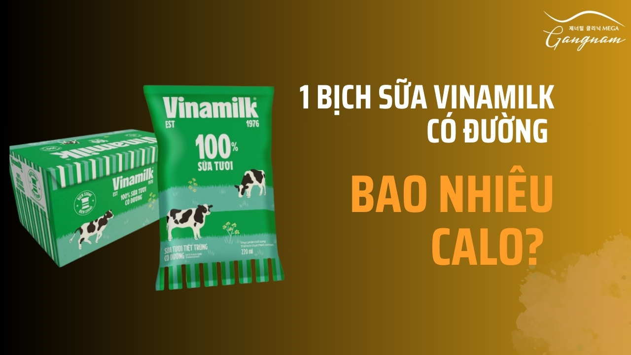 1 bịch sữa Vinamilk có đường bao nhiêu calo?