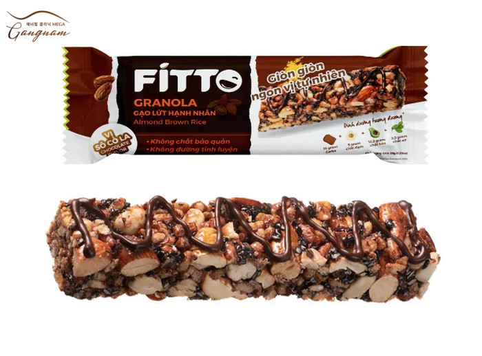 Thanh hạt dinh dưỡng FITTO Chocolate Bar  