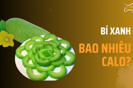 Bí xanh chứa hàm lượng calo thấp chỉ 15-17calo/100g.