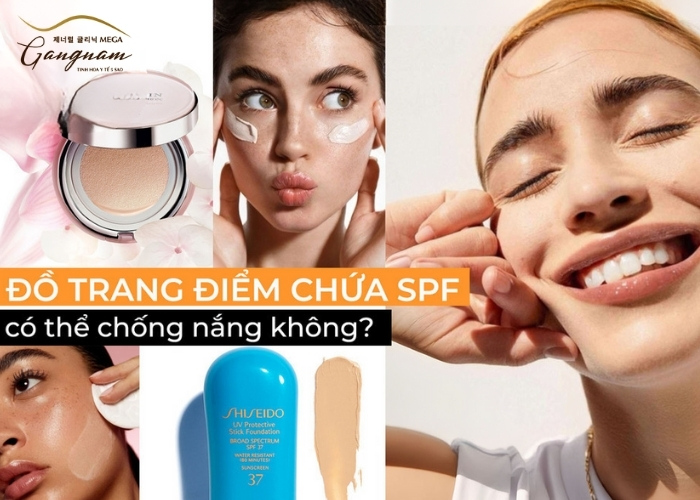 Sản phẩm trang điểm chứa SPF đã đủ để làn da chống nắng?