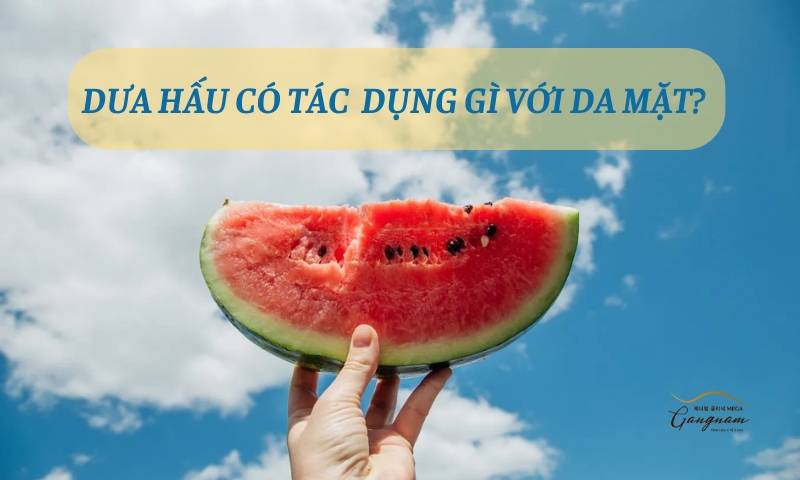 Giải đáp thông tin dưa hấu có tác dụng gì với da mặt và cách làm đẹp từ loại quả này