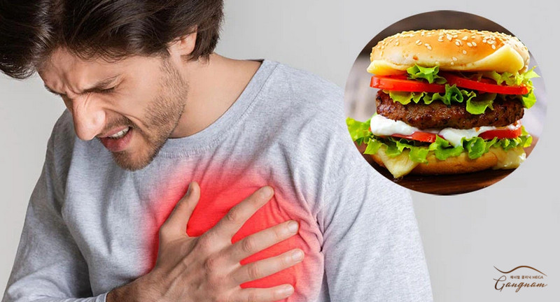 Chất béo bão hòa trong Hamburger có thể ảnh hưởng tới tim mạch và cân nặng