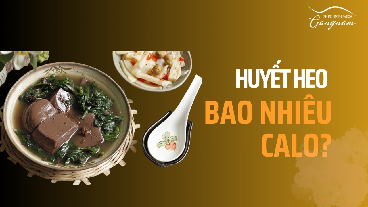 Hàm lượng calo trong huyết heo (tiết luộc) khá thấp chỉ 44kcal/100g 