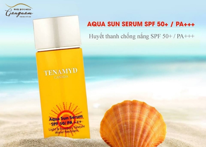 Kem chống nắng Tenamyd Aqua Sun Serum SPF50/PA+++ chống nước tốt