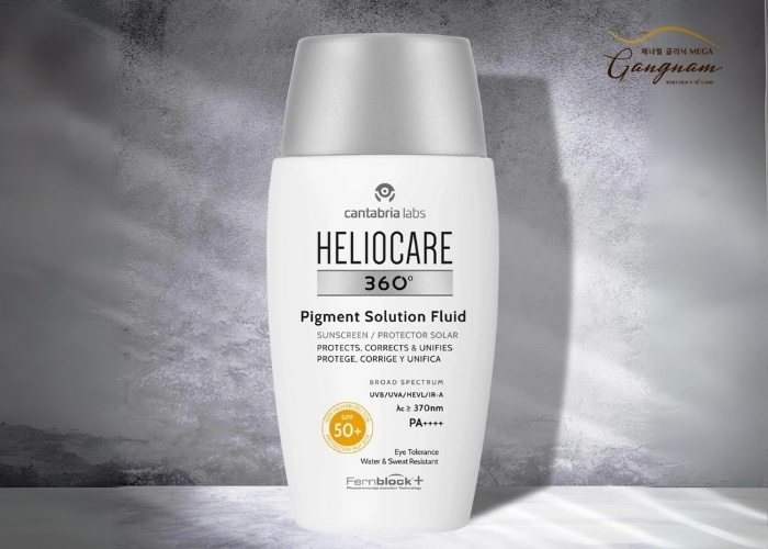 Kem chống nắng chống nước đi biển Heliocare 360 Pigment Solution Fluid