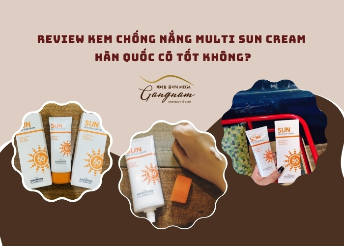 Review kem chống nắng Multi Sun Cream Hàn Quốc có tốt không?