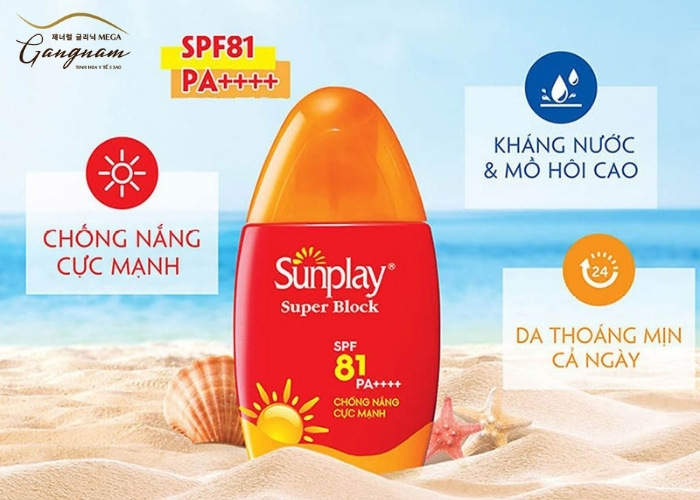 Thiết kế, bao bì kem chống nắng Sunplay cực mạnh