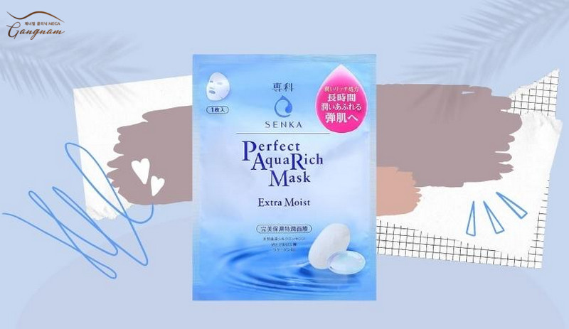 Mặt nạ dưỡng da khỏe đẹp Senka Perfect Aqua Rich