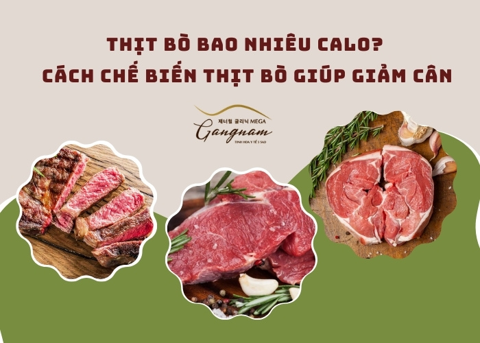 100g thịt bò bao nhiêu calo?