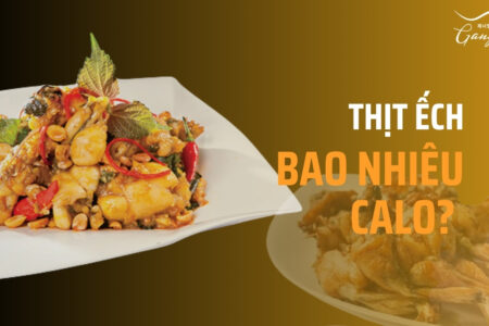 Thịt ếch bao nhiêu calo dinh dưỡng?